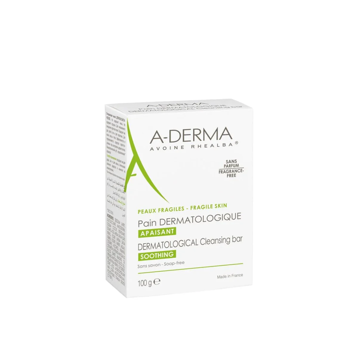 ADERMA Dermatological Cleansing Bar: Soap-Free - Image 1