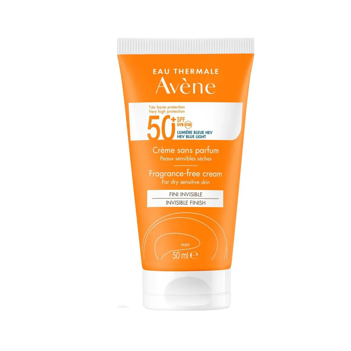 avene-very-high-protection-comfort-cream-spf50-dry-sensitive-skin-skin-society-shop-address-country AVENE Fragrance-free cream SPF 50+ - Image 1